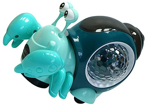 JOINPAYA Pädagogisches Babyspielzeug 6-12m Krabbeln Krabbe Musik Spielzeug Sicheres Weiches Silikon Augen Kleinkindspielzeug
