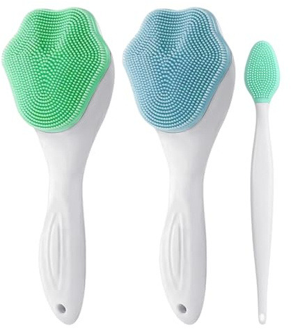 2 Pieces Of Cat Claw Face Washing Brush, 1 Piece Of Silicone Nose Brush, Comfortable Massage, Manual Facial Cleaner, Beauty Tools.