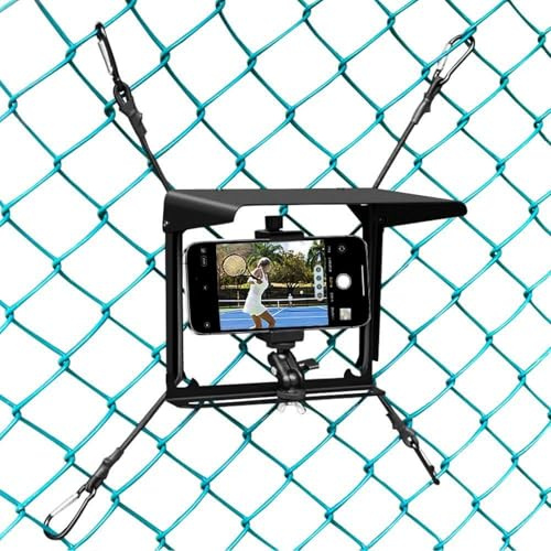 Javoryxh Pince De Téléphone en Métal Coupe-Vent Dotée Systèmes Verrouillage Corde Élastique Outil sans D'assemblage pour L'enregistrement Téléphone Photographie Football