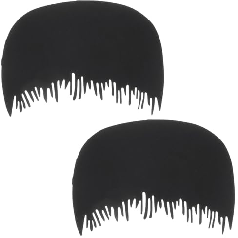 Housoutil Pettine per Applicazione di Fibre Cheratina Protezione per Contorno Frontale 2 Pezzi in Plastica Applicazione Pulita e Naturale per Uomo e Donna