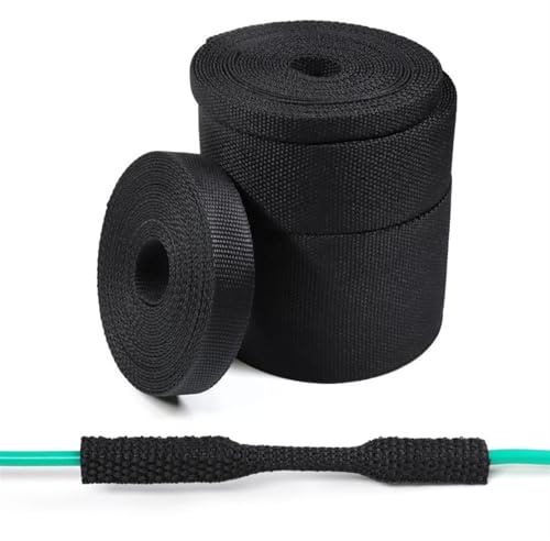 Guaina Cavi Elettrici Guaina for cavi intrecciati Tubo termorestringente 6/8/10/12 mm Isolamento Ignifugo Organizzatore di linee automatiche Guaina di protezione for avvolgicavo(ID 70mm,1 meter)