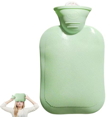 Winter-Wärmflasche, Tragbarer heißer Handwärmer Mini, 500 ml Wärmbeutel | für heiße und kalte Kompressen, Hand- und Fußwärmer, ideal bei Menstruationsbeschwerden