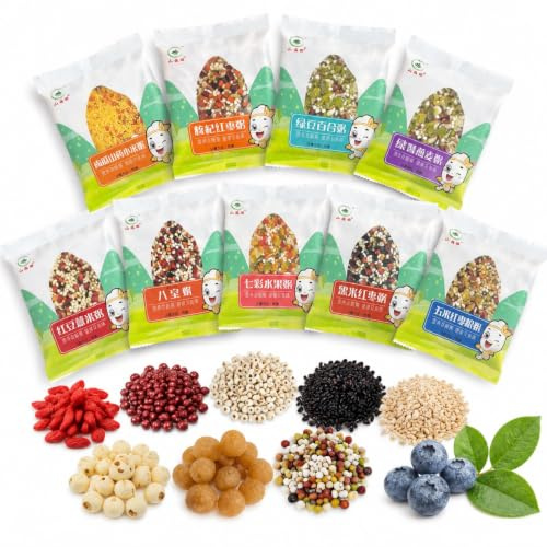 Kit de bouillie de céréales mélangées 900 g 100 g × 9 paquets individuels | 7 mélanges de céréales uniques for la cuisine quotidienne du petit-déjeuner