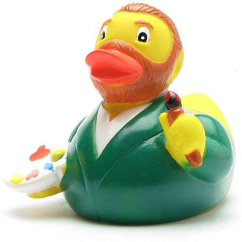 Duckshop I Vag Gogh Duck I Badeente I Quietscheente - L: 11 cm