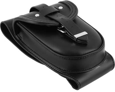 KIMISS Sac de Couverture de réservoir de Carburant en Cuir, Sac de Panneau de Couverture de réservoir de Carburant en Cuir véritable pour Moto XL 883 1200