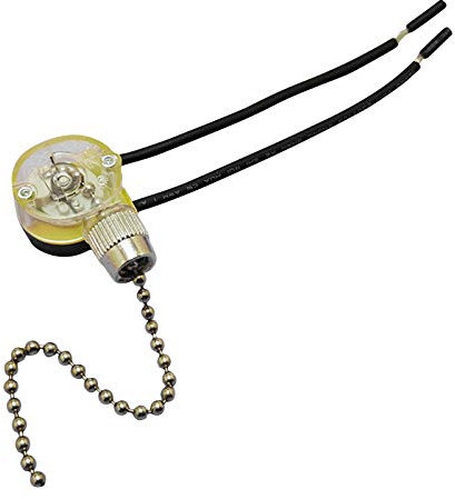 Buwei JX42B 250V Fai-da-Te Interruttore del Controller del Cavo della Catena della Luce della Parete per la Lampada del Ventilatore a soffitto