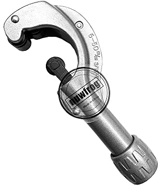 nuwfrog Tubing and Pipe Cutter 3/16 to 2 Inch (5-50mm) with Extra Blade for Thin Stainless Steel Tube, Brass - Copper Pipe Tubing Cutter Set for Plumbing
