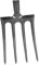 Colcolo Garden Digging Fork Head Turning Fork Head Only Metal Tool Accessories Sturdy Construction for Vegetable Gardens Professional, 4