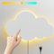 KZT LED Lampada da Parete con Interruttore Touch Camera da Bambini Dimmerabile Luce Notturna Moderno Applique da Parete con Spina 12W Interno Lampada da comodino per Soggiorno Ufficio, Bianca