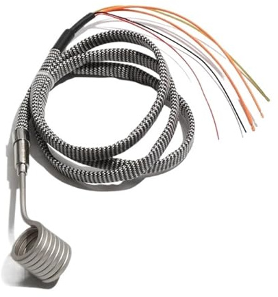Heaters，Compatible for SNDHEATER，ID25 Spiral Coil Nozzle Band Heaters 220V 400-800W Electric Hot Runner Heater with K Thermocouple(220V_IDXH 25X35MM 550W)