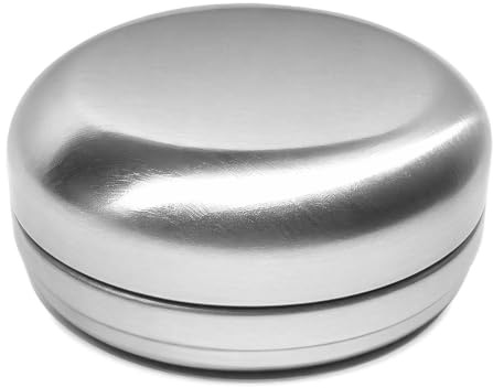 2 Boites à Savon et Porte Savon Durdiiy Design Rond Compact Matériau Aluminium Antirouille Étanche avec Couvercle pour Salle de Bain Douche Voyage Gymnastique