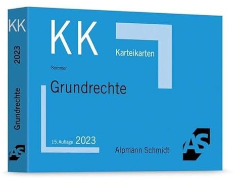 Karteikarten Grundrechte (Karteikarten Öffentliches Recht)