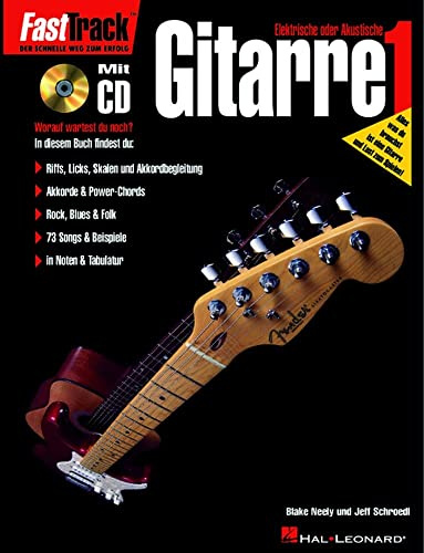 Elektrische oder Akustische Gitarre, m. Audio-CD: Schule zum Selbststudium (GUITARE)