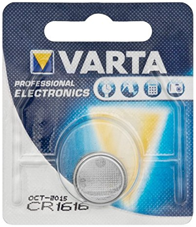 De botón de litio VARTA CR 1616 55 mAh. 3 V Blíster