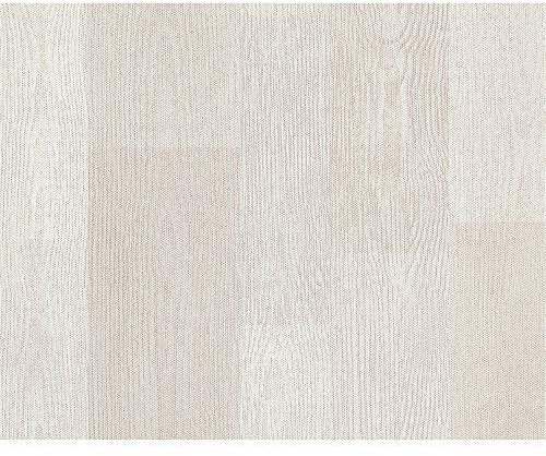 AS Creation Wood Panel Pattern Wallpaper Realistic Faux Effect Metallic Motif (Cream 306433)