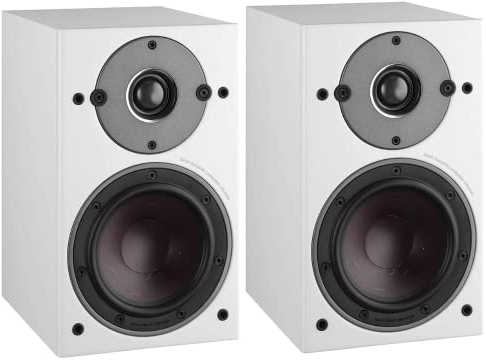 Dali Oberon 1 Paire d'enceintes d'étagère - Excellent Son au Format Ultra Compact, Polyvalent pour étagère, Pied ou Mur, avec Technologie SMC brevetée et Membrane en Fibre de Bois