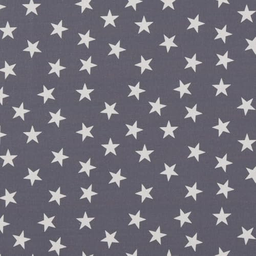 Prestigious Textiles Dekostoff Baumwolle Little Star Twilight Sterne blau weiß 140cm