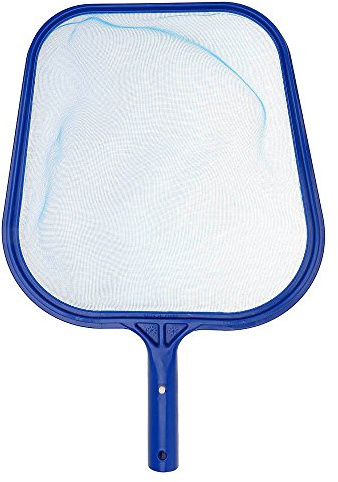 BAULMD Swimming Pool Skimmer Netz, Pool Kescher Set mit Pool Tief Kescher, Poolreinigung Fein Laubkescher Abschäumer Leaf Net, für Spa, Whirlpools, Aquarium (Blau)
