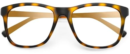 Okulars® Eco Nordic - Occhiali da Riposo Filtro Anti Luce Blu - PET Riciclato - Anti Luce Blu (Tortoise)