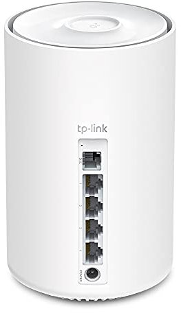 TP-Link Deco X20-DSL Mesh Wi-Fi 6 Modem Router, Wi-Fi 6 Dual-Band AX1800Mbps, VDSL2 Profilo 35b, ADSL, 4 Porte Ethernet Gigabit, MU-MIMO, Mesh in Roaming Senza Interruzioni, Compatibile con Alexa