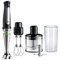 Braun Hogar MultiQuick 7 Frullatore a batteria, controllo delle calamite, pezzi adatti per lavastoviglie e bicchieri di plastica senza BPA 600 ml, tritatutto 500 ml, lama per ghiaccio, MQ 7035XBI, 1000 W, nero