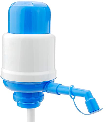 RevolutionLine - Dispensador de Agua Manual acoplable a garrafas y Botellas | Pulsador a presión Que actúa de Bomba extractora del Agua | Compatible con roscas universales | Adaptadores de 35-45 mm