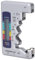Digitaler Batterietester LCD-Bildschirm Batterielebensdauer-Testgerät Knopfzellen-Batterieprüfer Digital Checker für 1,5-V-9-V-Messung (Silber)