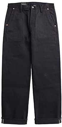 Red Tornado Black Officer Pants Selvedge Denim Relaxed Fit W31L32