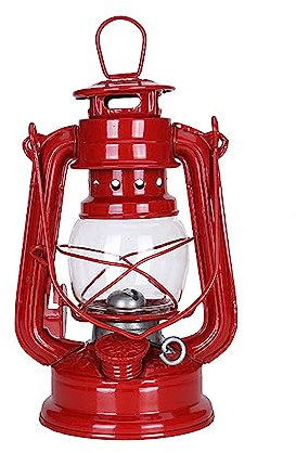 Lampade da appendere in ferro retrò, lampada a olio portatile di grande capacità con alto stoppino infiammabilità, classica lampada nostalgica a cherosene per interni ed esterni, decorazione per feste