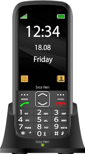 Beafon SL270 8,89 cm (3,5) 136 g svart, silverfunktion telefon