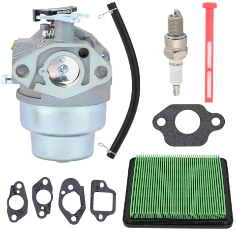 Savior GCV160 Carburateur pour Honda GCV160 GCV160A GCV160LA HRB216 HRS216 | HRR216 HRT216 HRZ216 16100-Z0L-023 Moteur Tondeuse à Gazon avec joints de bougie d'allumage Kits de filtre à carburant