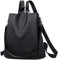 Wesoke Kleine Damenrucksack Geldbörse, Anti-Diebstahl-Rucksack für Damen, modischer wasserdichter PU-Leder-Reiserucksack für Damen, leichter Tagesrucksack Umhängetasche Handtasche, Schwarz