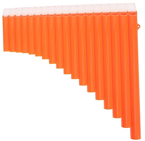 BESTonZON Panflötenset für Anfänger 18 Panflöten Instrument in C-tonart Musikinstrument Leicht Zu Erlernendes Panflötenset Panflöte für Den Schulgebrauch