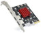 ELUTENG 4 Ports USB 3.1 PCI Express Erweiterungskarte(2 x USB C, 2 x USB A), Superspeed 10Gbps PCIE auf USB 3.1 Karte, USB PCIe Karte für Desktop PC Interne, Unterstützt Windows 11/10/8/7/XP
