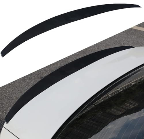 KLFDT Auto Heckspoiler für BMW 4 Series 5 Series F32 G22 F36 F33 G23 G26 E60 F10 G30 F07 F11,Auto Dekoration Spoilerflügel Auto Schwanz Spoiler Flügel Auto Dekoration Zubehör,A/B-A/Black