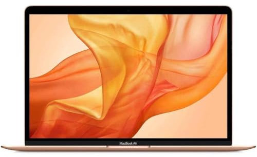 Apple MacBook Air 2019 con Intel Core i5 (13-Pulgadas, 8GB de RAM, 256GB SSD de Almacenamiento) QWERTY Español Oro (Reacondicionado)