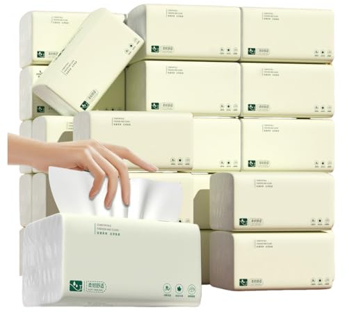 40 Stück, insgesamt 20.800 Blatt, weiches weißes Gesichtstuch, 5-lagiges Toilettenpapier, Holzzellstofffaser, Einweg-Serviette, Reise-Papierhandtücher, Papierextraktion