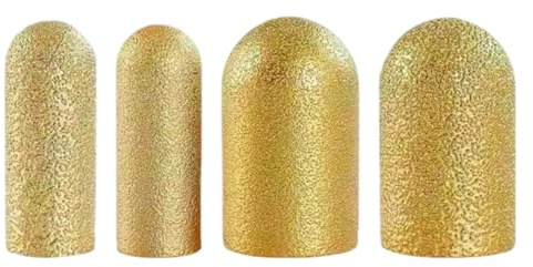 JINGLING Scalpello per fresa – 4 pezzi per la lavorazione della pietra – Ingrandimento preciso dei fori esistenti, robusto sostituto per ciottoli, cemento, marmo, granito e ceramica