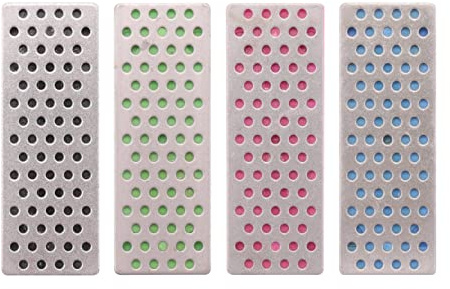 Wadakada Juego de 4 Piezas Piedra de Afilar de Diamante PortáTil para Esquiar en Hielo Snowboard Bordes de Esquí Accesorios de Esquí Afilador de Cuchillos