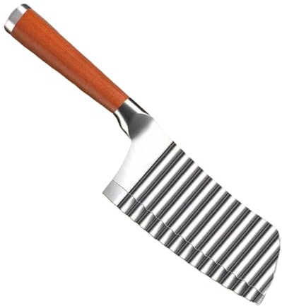 FIRSTXIU Sturdy 304 Stainless Steel Vegetable Waved Slicer Potato Choppers For Efficient And Unique Food Preparation Wavy Slicer For Vegetables