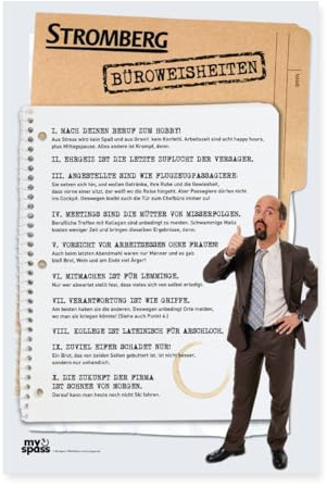 Spreadshirt Büroweisheiten für dein Office Poster 40x60 cm