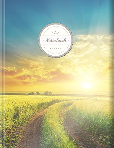 Blanko Notizbuch (©Star, A4, 156 Seiten, Softcover) || Mit Register + Seitenzahlen || Leeres Notizheft zum Selbstgestalten, Zeichenbuch, Skizzenbuch, Blankobuch, Malbuch „Fernweh“