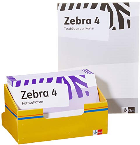 Zebra 4: Förderkartei mit Testbögen Klasse 4 (Zebra. Ausgabe ab 2018)