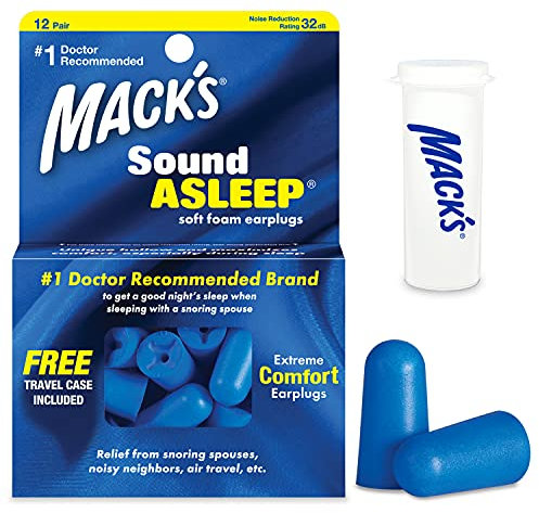 Mack's Sound Asleep Ear Plugs (12 Pair) - Dark Blue