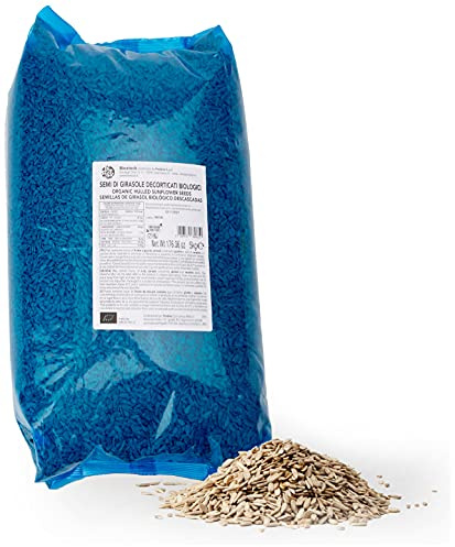 Probios Semi di girasole Biologici - Ricchi di Fibre e Minerali - Semi Girasole Crudi Commestibili - Vegani - Confezione da 5 kg