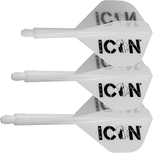 Condor Axe Player - African Warrior - Icon White - Standard - Dart Flights Long