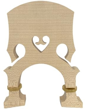 Yinfente 3/4 Upright Bass Bridge Maple Adjustable Bass Bridges Double Bass Parts Durable