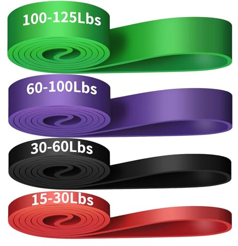 Alllvocles Resistance Band, Pull Up Bands, Pull Up Assistance Bands, Workout Bands, Exercise Bands, Resistance Bands Set for Legs, Working Out, Muscle Training, Physical Therapy, Shape Body, Men Women