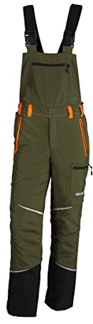 KOX Schnittschutz Latzhose Mistral 3.0 Grün/Orange Größe 56