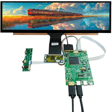 VSDISPLAY 14 3840x1100 4K NV140XTM-N52 IPS LCD Touch Screen | e USB Tipo C eDP Controller Board 30pin VS-RT2795T4K-V5